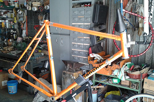 Restauro bicicletta Bianchi anni 70